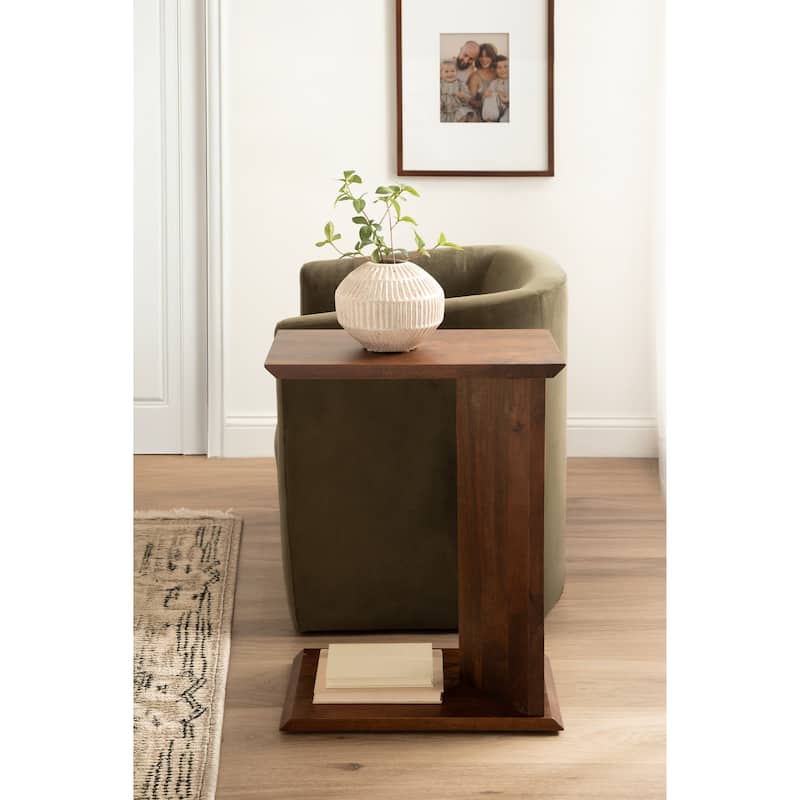 Kate and Laurel Thaxter Wood C-Table