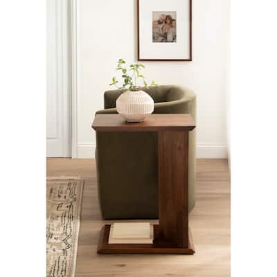 Kate and Laurel Thaxter Wood C-Table
