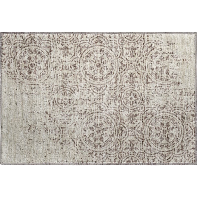 Premium Washable Super Soft Vanishing Medallion Mayfield Rug
