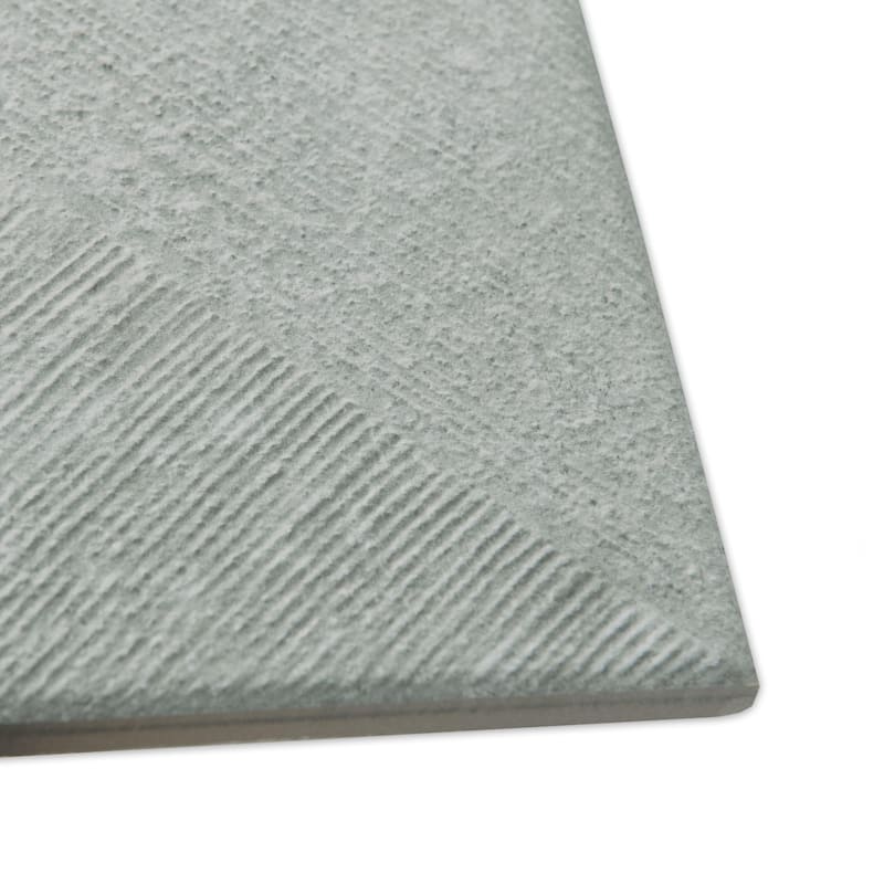 Merola Tile Atlas Rigato Grey 9-3/4" x 9-3/4" Porcelain Floor and Wall Tile