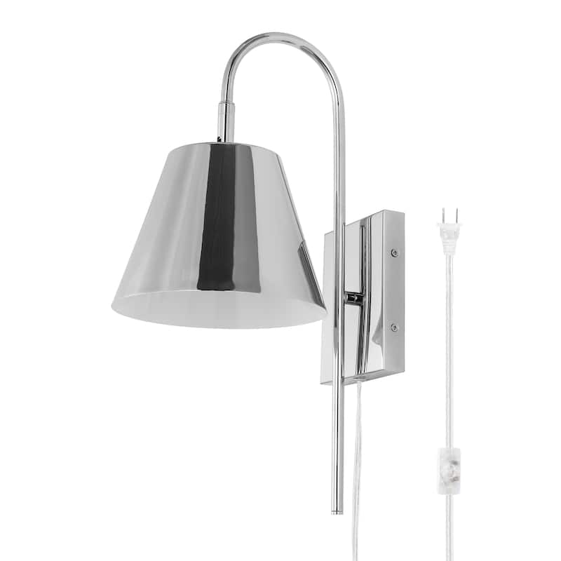 SAFAVIEH Lighting Soghra 11-inch Wall Sconce (LED Bulbs Included) - 7.6 In. W x 10.5 In. D x 18 In. H - 8Wx11Dx18H