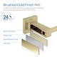 preview thumbnail 38 of 39, Cube 24 inch Bathroom Towel Bar