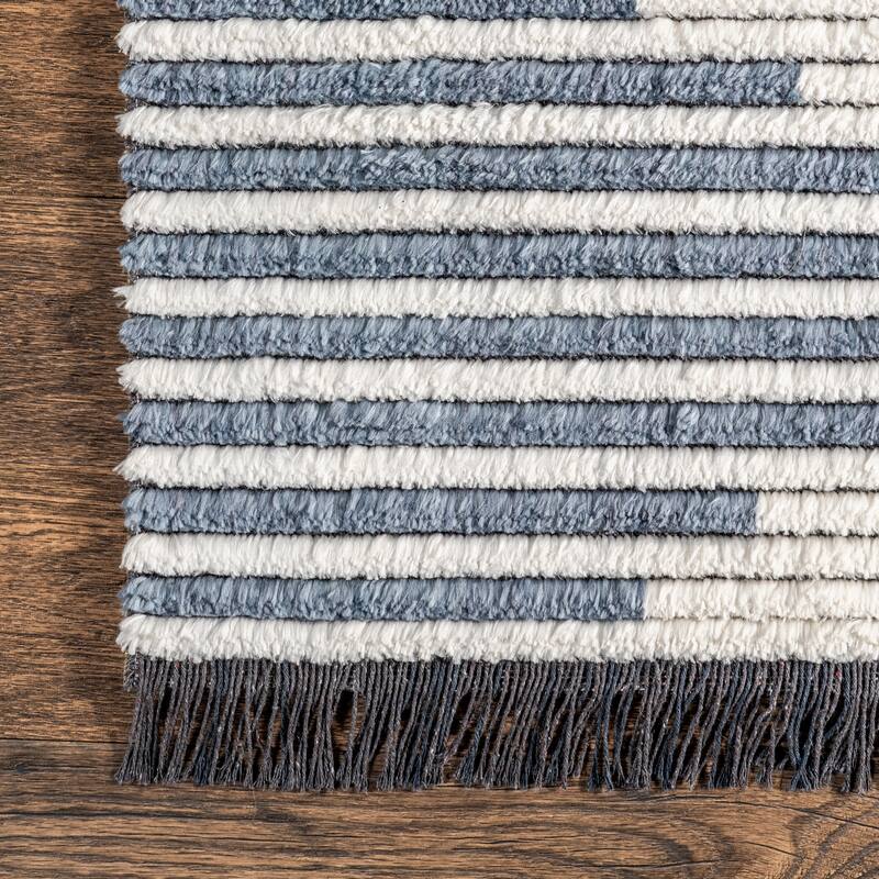 Nuloom Morgan Contemporary Shag Fringe Area Rug