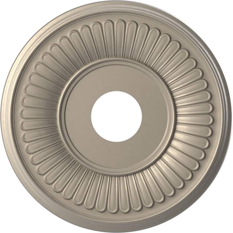 3 1/2" Inside Diameter - Berkshire Thermoformed PVC Ceiling Medallion