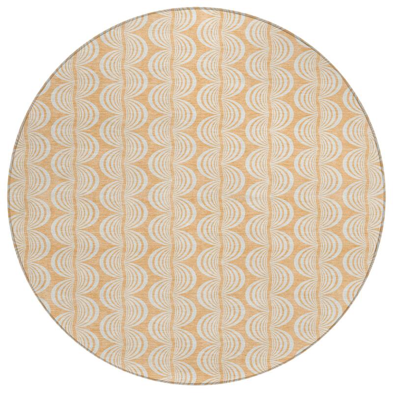 HomeRoots Ogee Transitional Rectangle Outdoor Rug