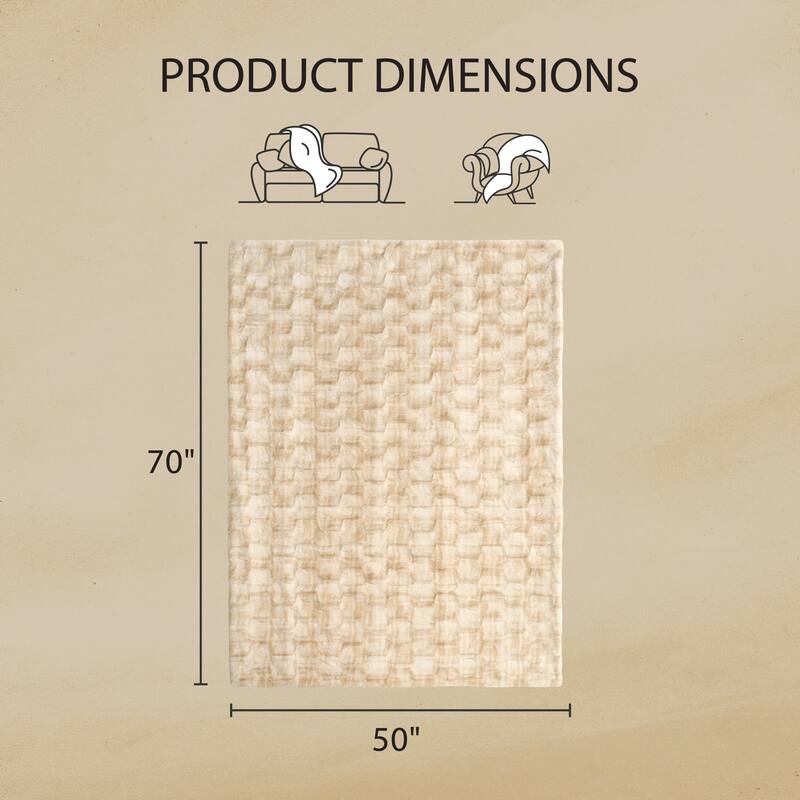 Nine West Faux Throw Blanket