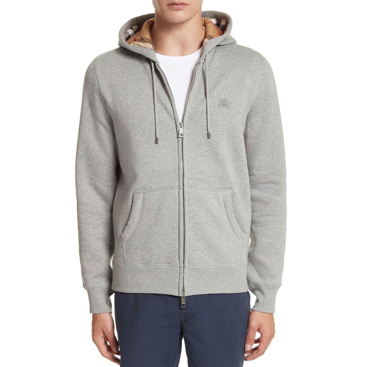 pale grey hoodie