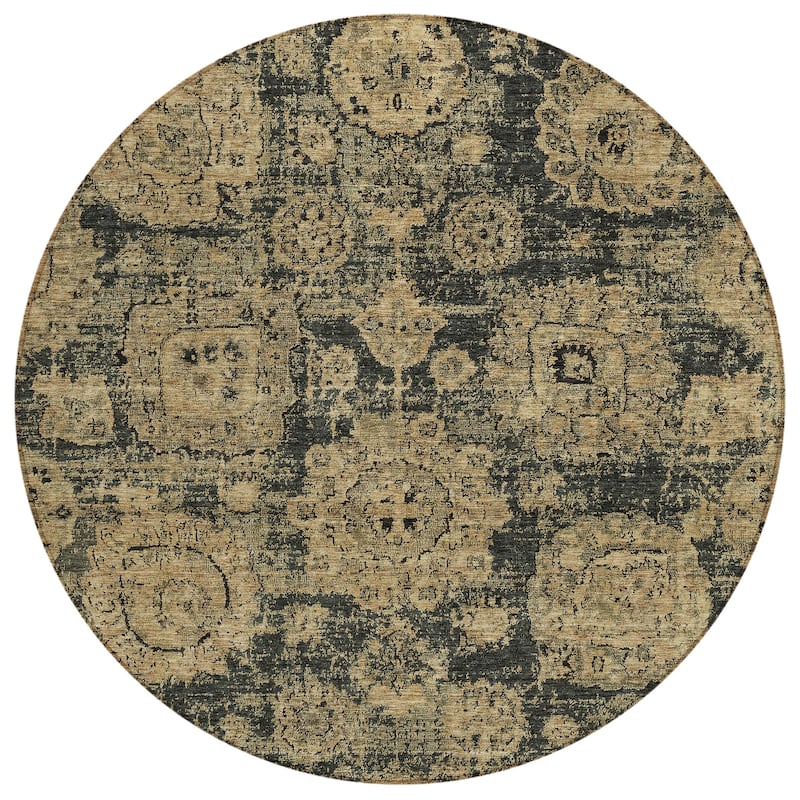 Machine Washable Indoor/ Outdoor Chantille Vintage Persian Rug