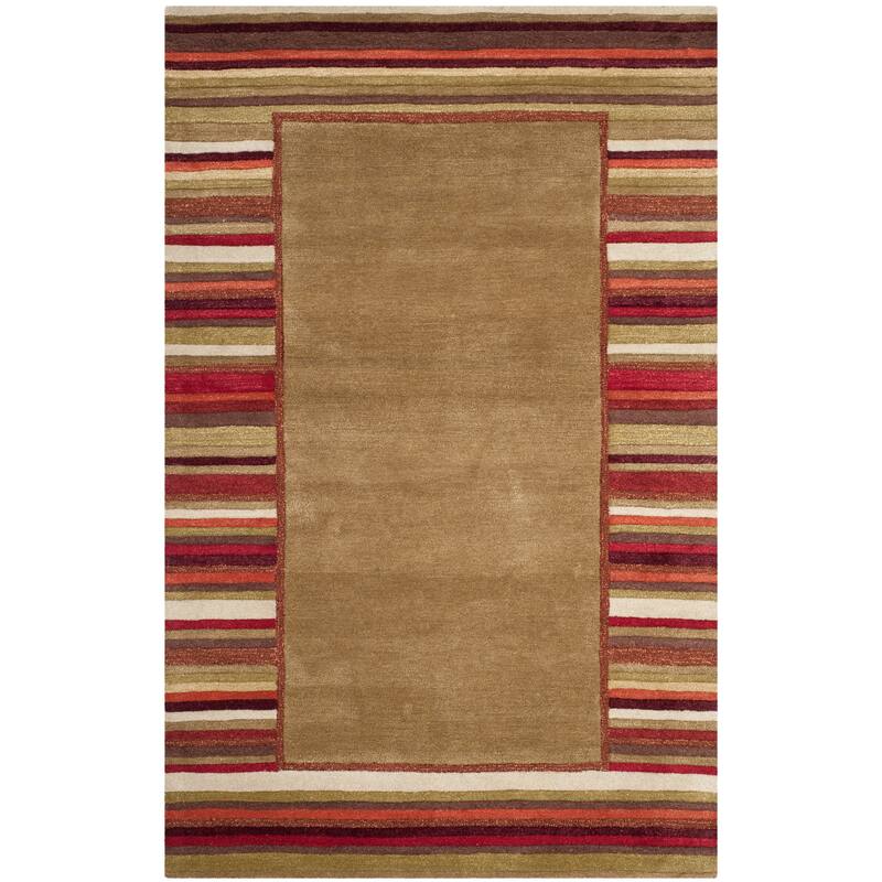 Martha Stewart by SAFAVIEH Striped Border Wool Rug