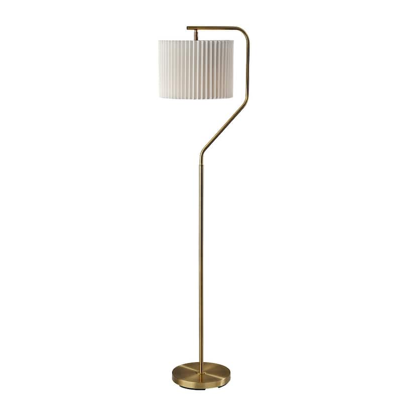 Evan Floor Lamp - Antique Brass
