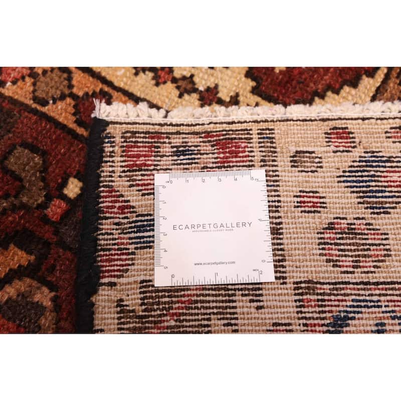 ECARPETGALLERY Hand-knotted Kayseri Vintage Brown, Red Wool Rug - 6'5 x 9'2