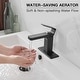 preview thumbnail 13 of 25, Vibrantbath Matte Black Bathroom Sink Faucet with Drain Assembly 6.18 inch