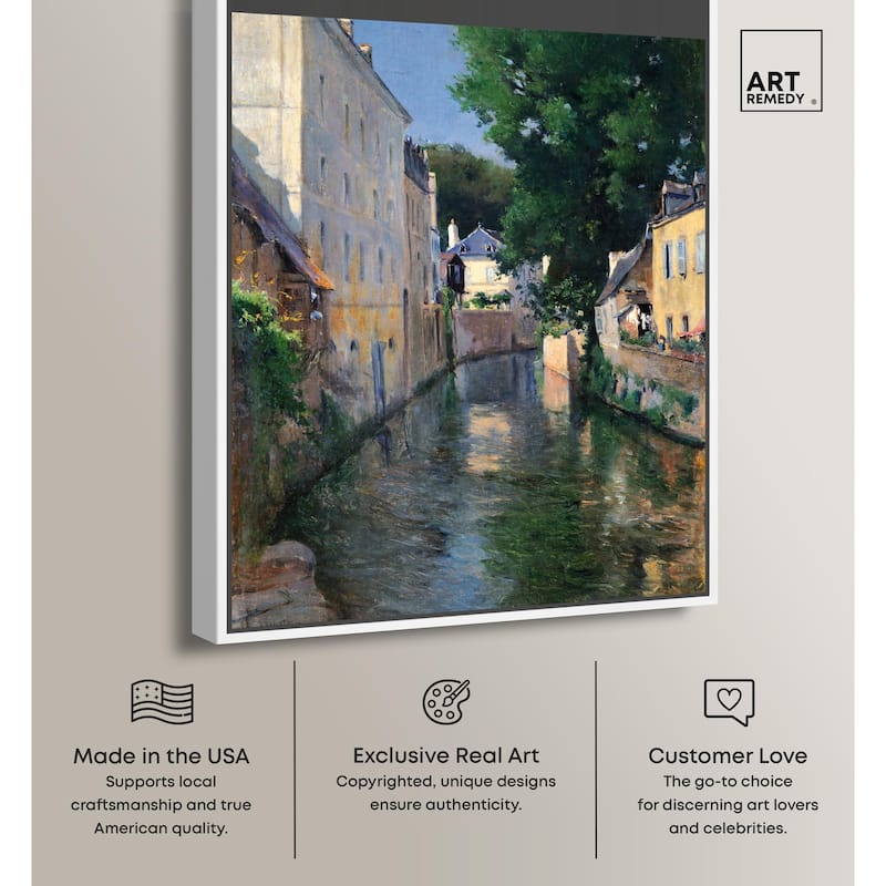The River Isole Canvas by Art Remedy