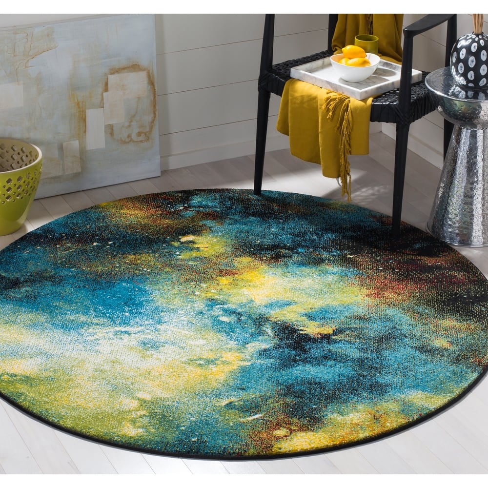 SAFAVIEH Galaxy Cirilla Modern Contemporary Celestial Rug