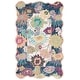 preview thumbnail 24 of 33, SAFAVIEH Handmade Jardin Fadya Country Wool Rug 5' x 8' - Navy/Ivory - Rectangle