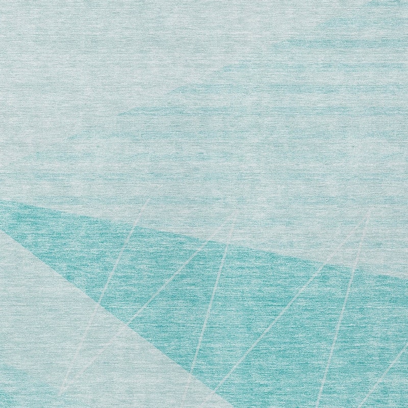HomeRoots Geometric Transitional Rectangle Outdoor Rug