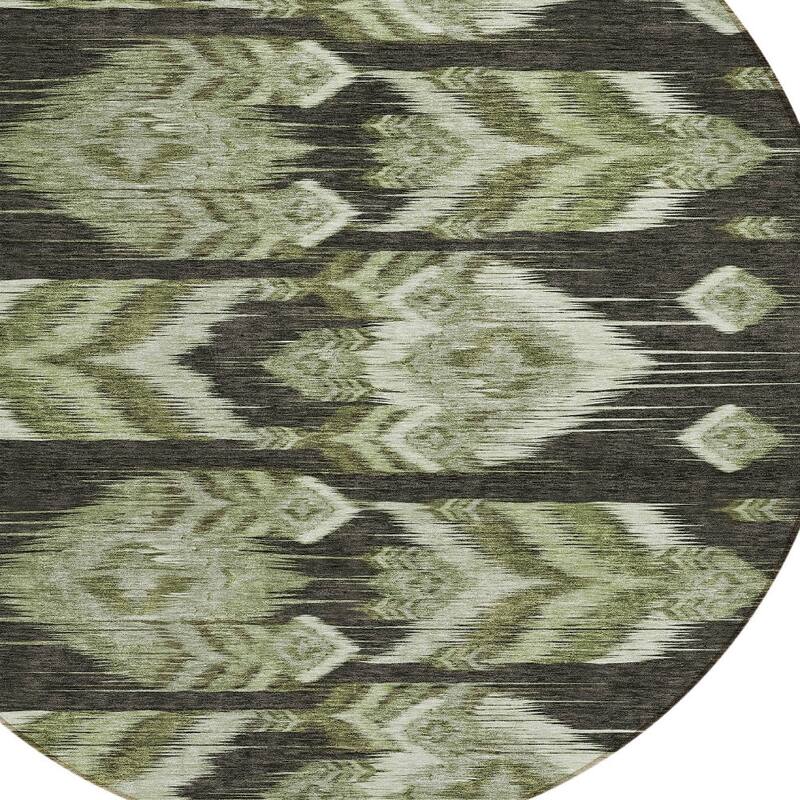 HomeRoots Southwestern Transitional Rectangle Outdoor Rug