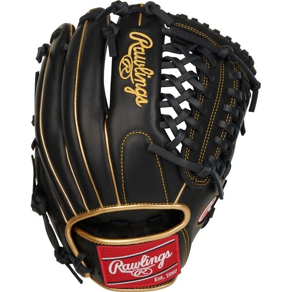 R9 Series 11.75-Inch Baseball Glove, Modified Trap-Eze Web/Black