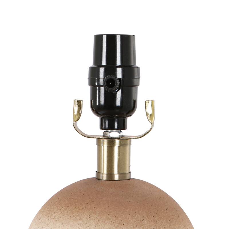 Ceramic Table Lamp with Drum Linen Shade