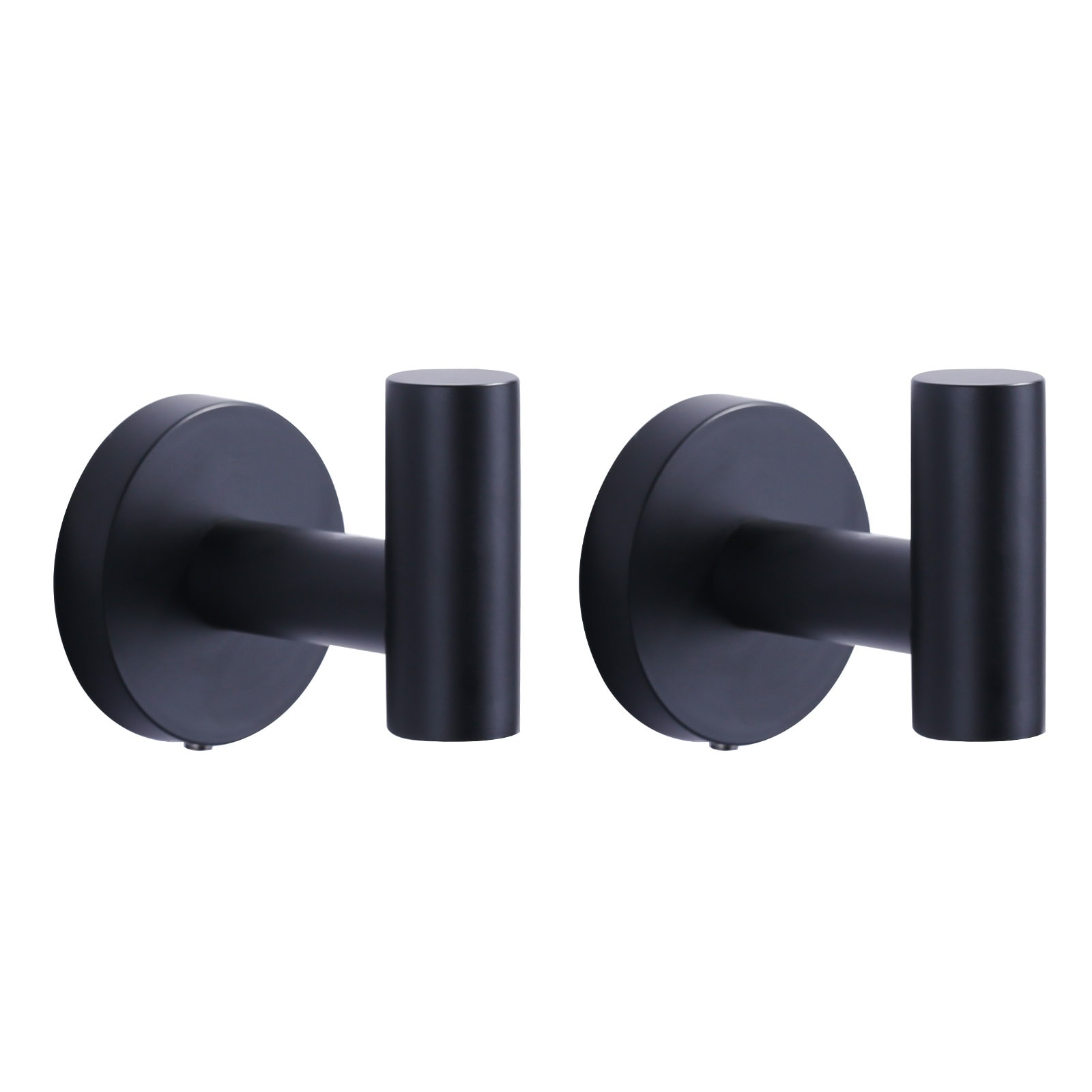 WOWOW Stainless Steel J-Hook Robe/Towel Hook 2 PCS