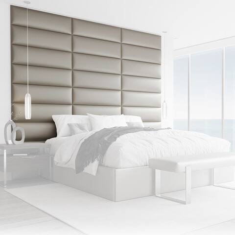 Vant Upholstered Headboards - Neutral Champagne - 30 Inch - Set of 4 panels