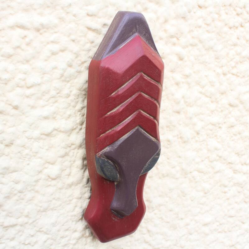 Novica Handmade African Wood Mask