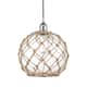 Option Polished Chrome / Clear Glass / Brown Rope