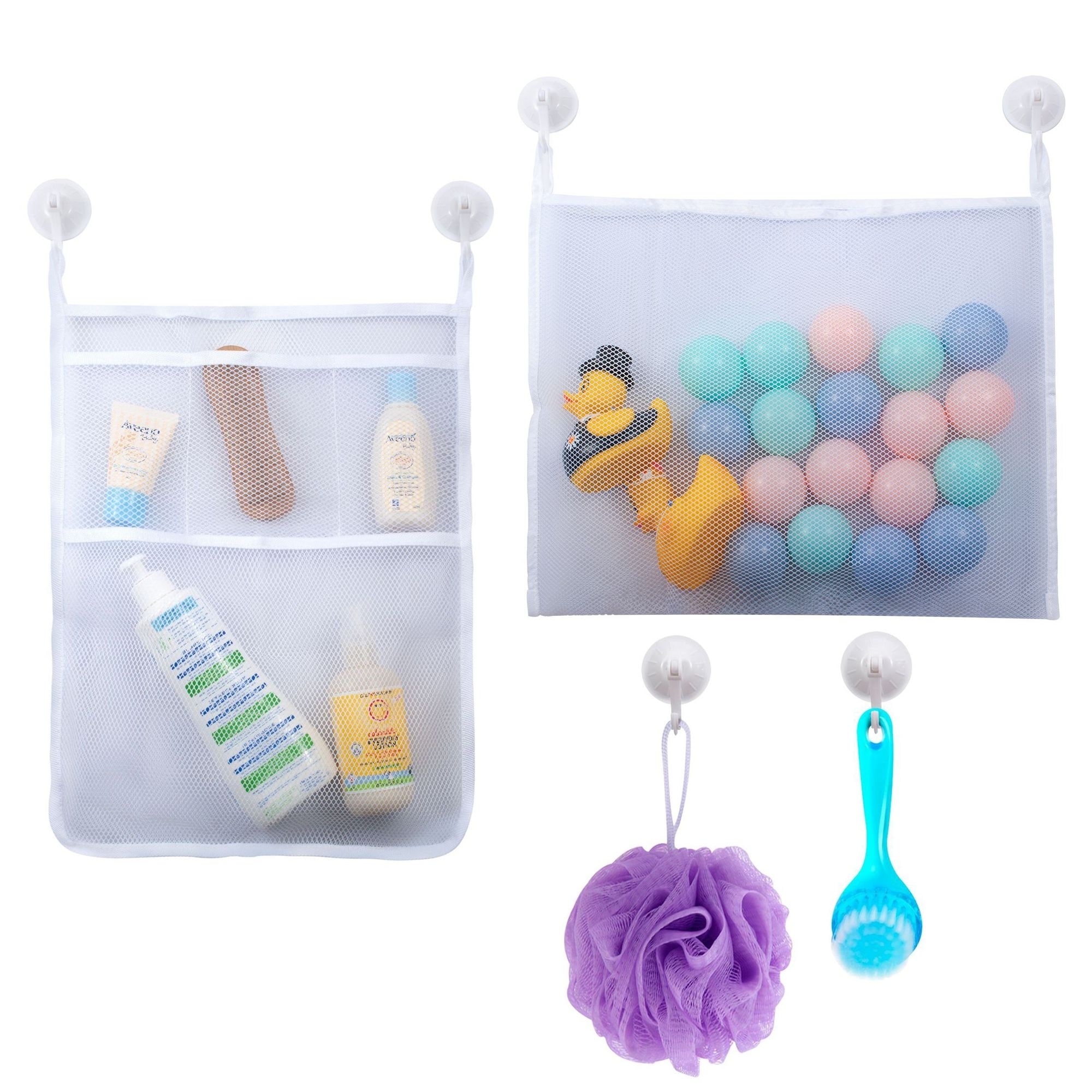 mesh bath toy organizer
