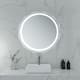 Single Beveled Edge Bathroom Wall Vanity Mirror