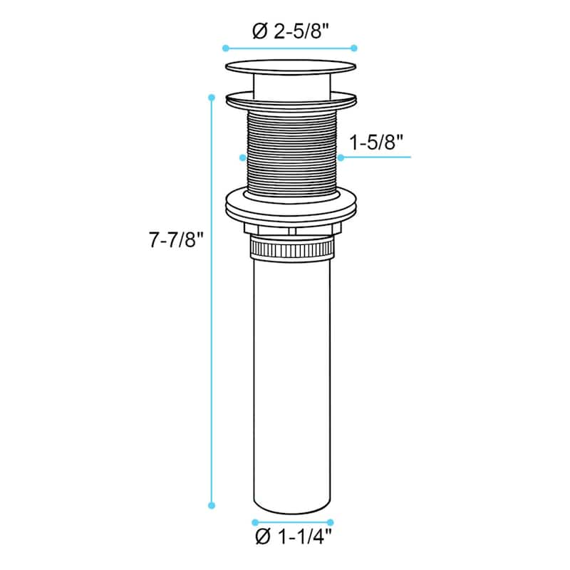 Bathroom faucet with pop-up drain
