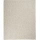 preview thumbnail 75 of 119, Nourison Courtyard Indoor/Outdoor Modern Geometric Area Rug 10' x 14' - Ivory/Silver