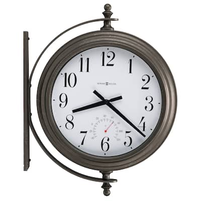Howard Miller Ivy Indoor/Outdoor Wall Clock - 16.5-inches Wide