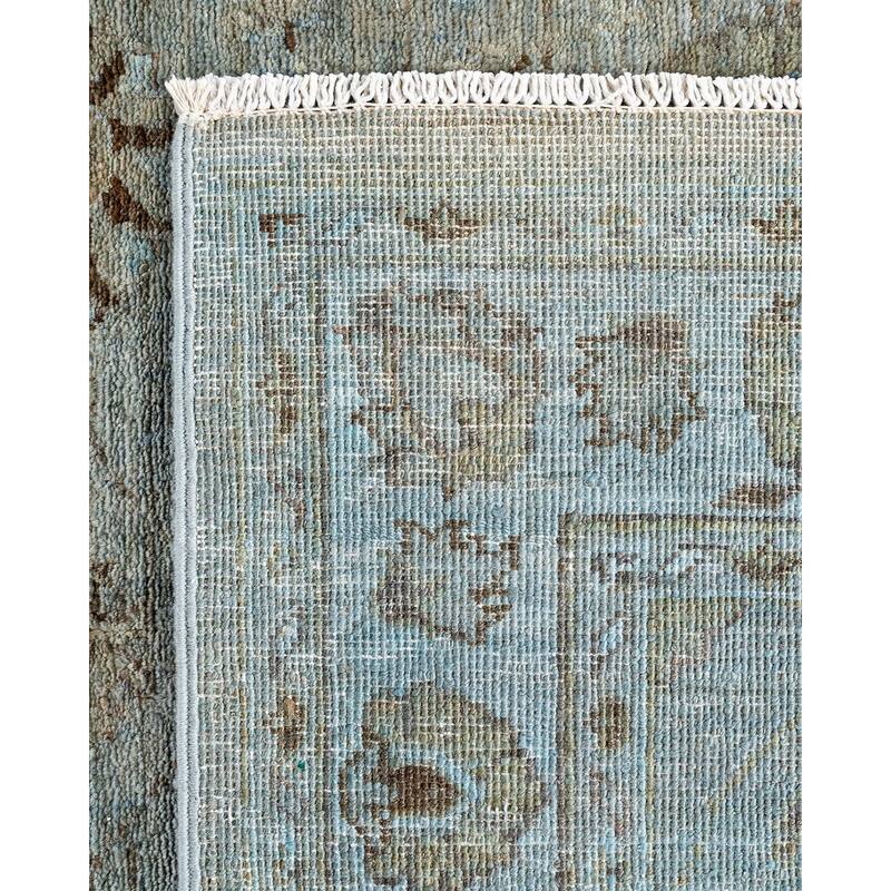 Vibrance, One-of-a-Kind Hand-Knotted Area Rug - Gray, 3' 10" x 5' 10" - 3' 10" x 5' 10"