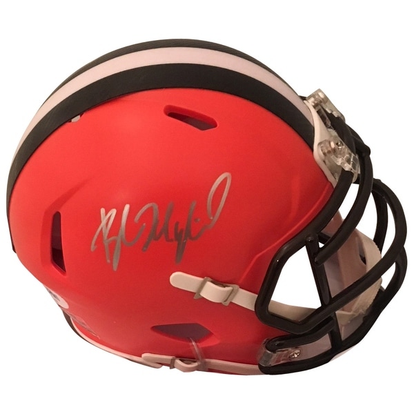 baker mayfield autographed football