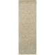 preview thumbnail 36 of 43, Style Haven Heathered Solid Hand-crafted Plush Wool Area Rug 2'6" x 8' Runner - Cream - Runner/Rectangle
