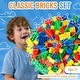 preview thumbnail 2 of 4, Strictly Briks Building Block Set, Blue, Green, Red, Yellow, 216 Pieces, Compatible with All Major Brick Brands