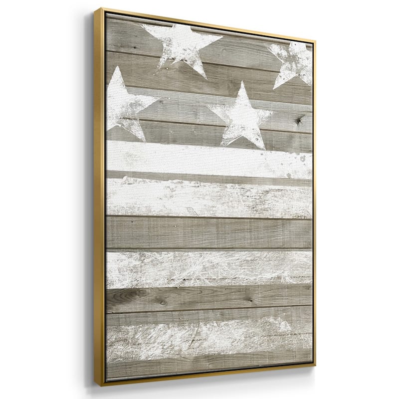 Americana Flag - Multi Piece Framed Canvas