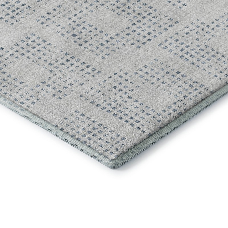Premium Washable Super Soft Modern Houndstooth Mayfield Rug