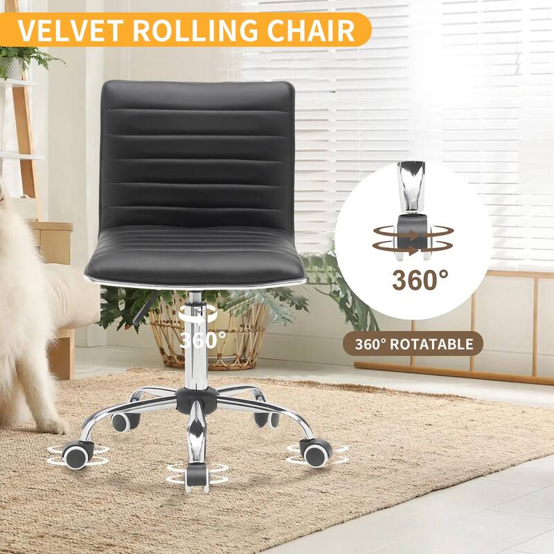 WIZ Contemporary Armless Desk Chair