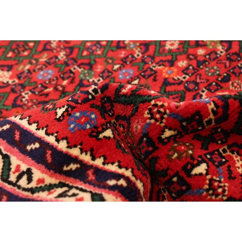 ECARPETGALLERY Hand-knotted Andelz Red Wool Rug - 2'8 x 9'0