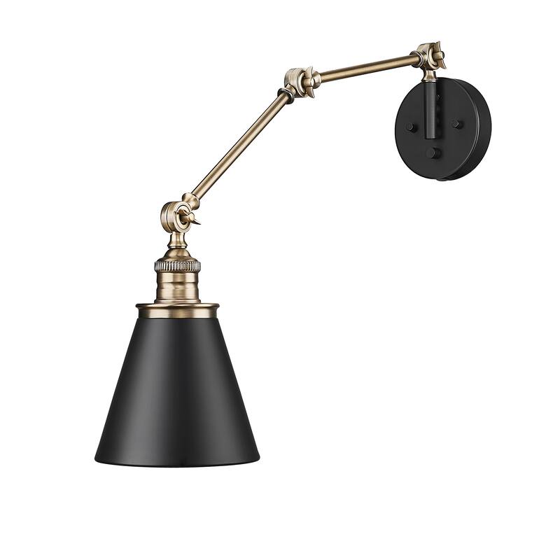 Evonne 1-Light Swing Arm Sconce Light