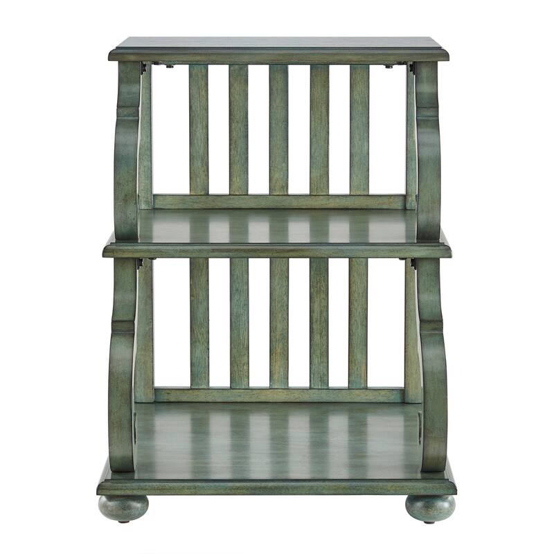 Lorraine Wood Scroll End Table by iNSPIRE Q Classic