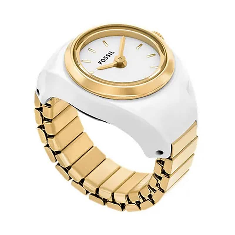Fossil Women's Watch Ring White Dial Watch - ES5412 - 6 (36)