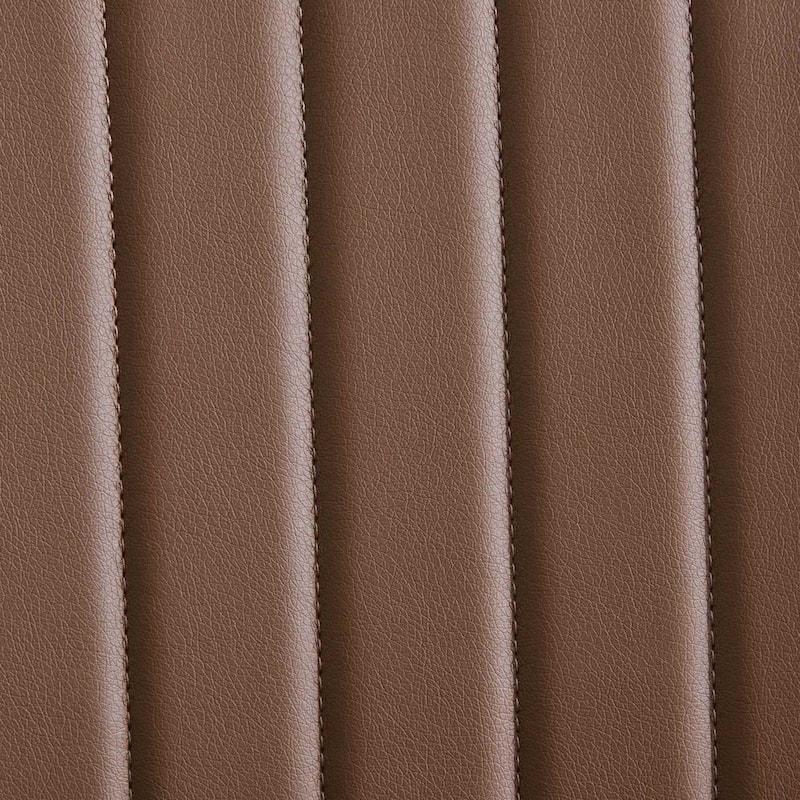 Upholstered Dining Chairs Set of 2, Faux Leather Chair with Walnut Bentwood Back, Kitchen Chairs with Adjustable Foot