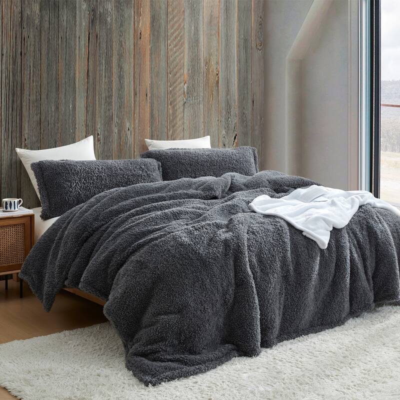Pumi - Coma Inducer® Oversized Comforter Set - Dark Gray - Oversized King