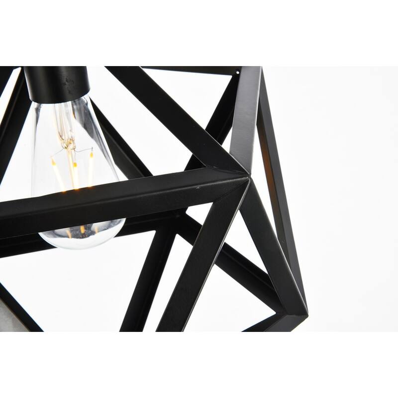 Redmond Collection Pendant D13.0'' H14.6 Lt:1 Black Finish