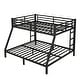 preview thumbnail 7 of 11, Metal Full XL over King Bunk Bed for Teens and Adults,Space-Saving/Noise Reduced/No Box Spring Needed