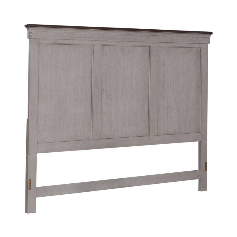 Ivy Hollow Weathered Linen Dusty Taupe King Panel Headboard