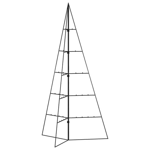 vidaXL Metal Christmas Tree for Decoration Black - Bed Bath & Beyond