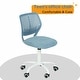 preview thumbnail 81 of 91, HomyLin Armless Swivel Kids Desk Chair with Mesh Padded Seating